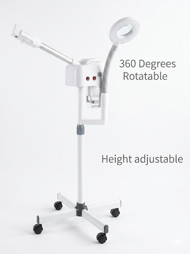 2 in 1 Facial Steamer With 3X Magnifying Lamp